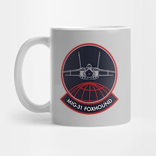 Mig-31 Foxhound (Small logo) Mug